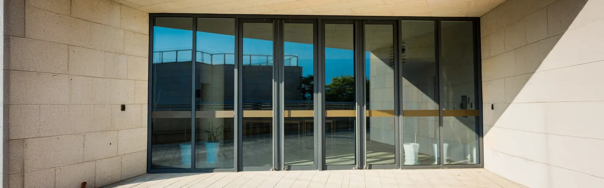 Installation baie vitrée alu à Nice